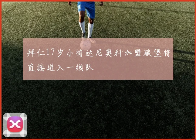 拜仁17岁小将达尼奥科加盟狼堡将直接进入一线队