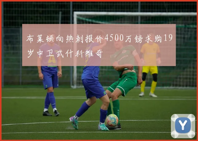 布莱顿向热刺报价4500万镑求购19岁中卫武什科维奇